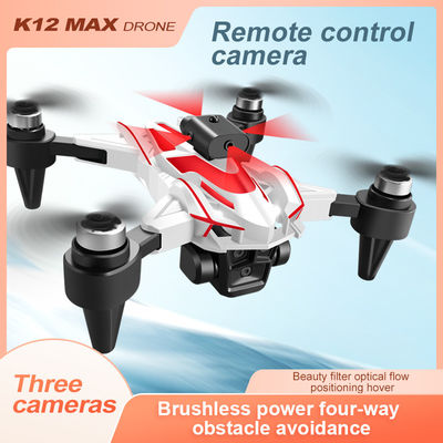 2.4G Frequency K12 Max Drone Wifi FPV RC Drones with Remote Control Video Quadcopter Toy and Three Pro 4K HD Camera
