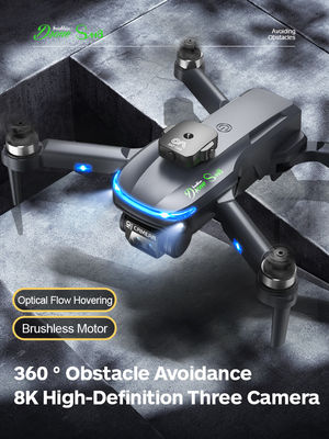 S118 Drone With 4k Dual Camera 5g Wifi 360 Obstacle Avoidance Fpv Brushless Motor Rc Quadcopter Mini Drone Professional