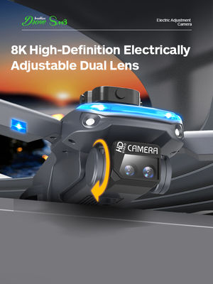 S118 Drone With 4k Dual Camera 5g Wifi 360 Obstacle Avoidance Fpv Brushless Motor Rc Quadcopter Mini Drone Professional