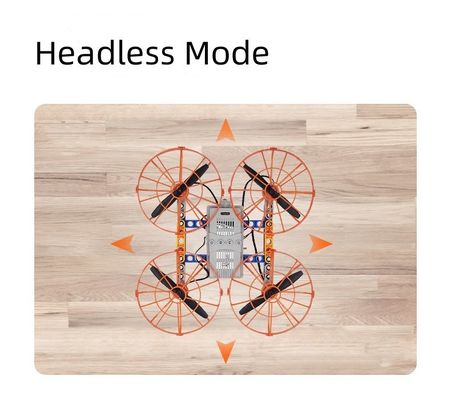 Dual Shape Drone with 360 Degree Flip Function Building Block Assembly