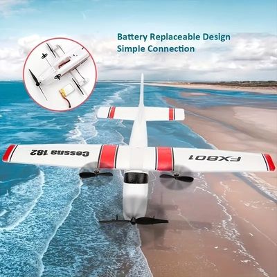 Fx-801 Rc Plane Epp Foam Glider Airplane Gyro 2.4g 2ch Rtf Remote Control Wingspan Aircraft for WHITE Style EPP Aircraft