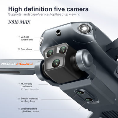 K818max 360 Degree Flip Drone Professional 4k Obstacle Avoidance Fpv Wifi Camera Electric for Intermediate Operators 122 g