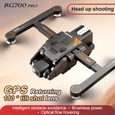 Rg700 Hd 4k Dual Camera Drone with Gps Wifi Transmission and Four Side Obstacle Avoidance Beginner Operator Skill Level