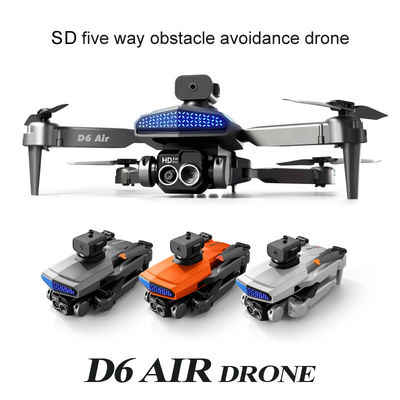 D6 Air Mini Drone Professional 4k HD Camera Quadcopter with Foldable Design Obstacle Avoidance and Remote Control