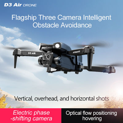 2024 D3 Air Drone LED Light 360-degree Tumbling Headless Mode Optical Flow Positioning Foldable RC Drone for Beginners