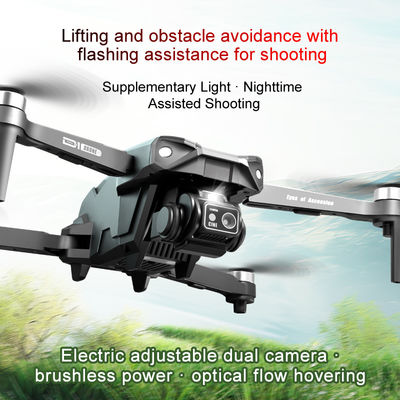 15 Minutes Maximum Flight Time Orange Quadcopter with Brushless Optical Technology and Adjustable Obstacle Avoidance