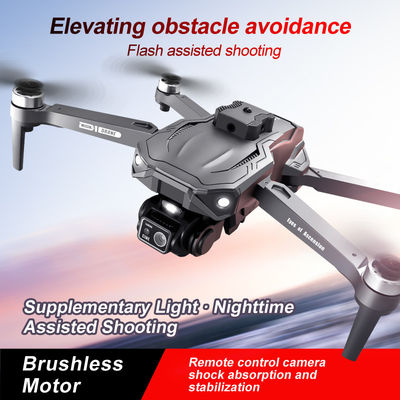 15 Minutes Maximum Flight Time Orange Quadcopter with Brushless Optical Technology and Adjustable Obstacle Avoidance