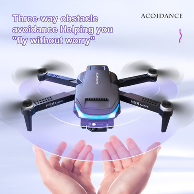 Plastic Black Gray K101 Max Drone 4k Camera Optical Flow Obstacle Avoidance Drone With HD Camera