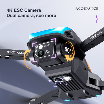 Plastic Black Gray K101 Max Drone 4k Camera Optical Flow Obstacle Avoidance Drone With HD Camera