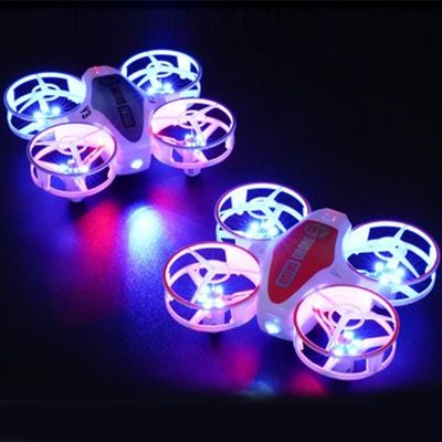 Mini Remote-Controlled Toy Aircraft with 360 Rotation and Led Lights State of Assembly Ready-to-Go X11 ORANGE