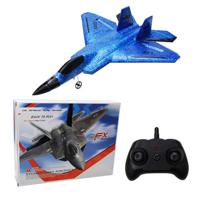 FX622 RC Plane Remote Control Aircraft F22 Model Toy Small Foam Glider With Lights Fighter for Upgrade 2.4GHz Frequency