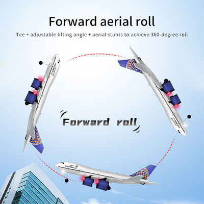 Electric RC Airplane A380 747 Mode Easy to Fly Stunt Roll 2.4GHz Remote Control Glider for and Batteries Included