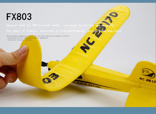 Super Glider Fx803 2.4g Piper J3 Cub Rc Airplane Nc26170 Epp Fixing Wing Aircraft with Long Flight Time and Stable Flight