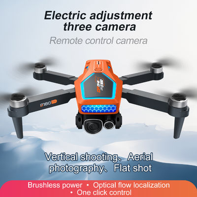 Plastic S180 Brushless Obstacle Avoidance Aerial Photography Drone Remote-controlled Aircraft