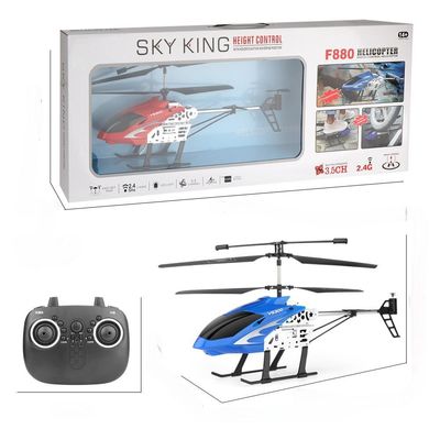 Beginner Education STEAM Training HUGTEC F880 3.5 Channel Toy Helicopter 2.4G Remote Control Helicopter Mini Rc Helicopter