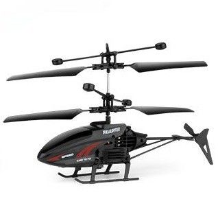 19X4X11 CM HUGTEC F370 Lightweight Toy Gesture Sensing Helicopter with Gyroscope Equipped Miniature Aerial Plaything
