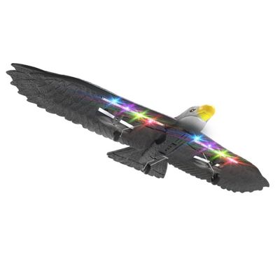 2024 2-way Eagle Glider Model Rtf With Light and Self-balancing 3 Changell Glider Controlled Aircraft Scale 56*29.5*8 CM
