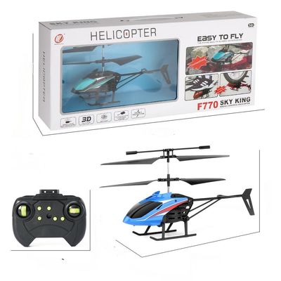 F770 Precision Control Toy Helicopter Stable Flight Performance and 3D Flip Stunt Capability Single Package Size 44X8.8X18 CM