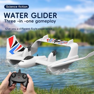 2 Channels Epp Foam Rc Hydroplane Remote Control Toy For Kids Age Range 5 to 7 Years Electric Power Source Amphibious