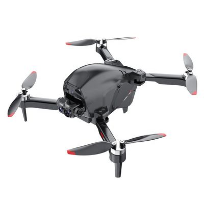 12MIN Remote Time Fpv Drone With Dual Camera 4k Obstacle Avoidance Adjustable Lens One Key Take Off/land App Wifi Control