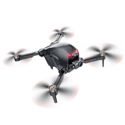 12MIN Remote Time Fpv Drone With Dual Camera 4k Obstacle Avoidance Adjustable Lens One Key Take Off/land App Wifi Control