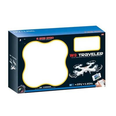 W9 Drone with Long Distance Remote Control and 2.4G WiFi Camera Package Includes Batteries