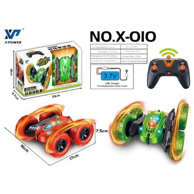 X-010 Rc Mini Stunt Car 2.4ghz Double Sided 360 Degree Tumble Remote Control Stunt Car Toys For Children's Entertainment