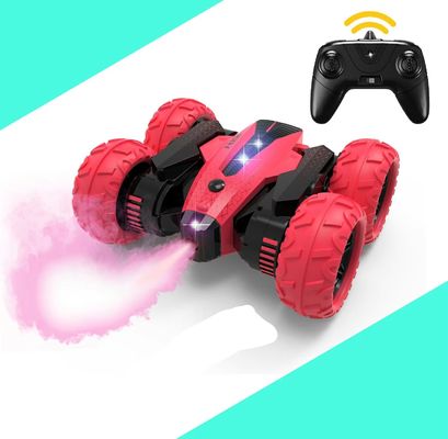 S-015 4wd 360 Degree Rotation Mini Rc Stunt Car 2.4ghz Remote Control Rc Car Electric Toy Rc Spray Roll Drift Car For Kids Gifts
