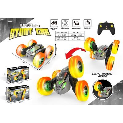 State of Assembly Ready-to-Go High Speed Remote Control Tumbling Stunt Car with Double Side Color Design