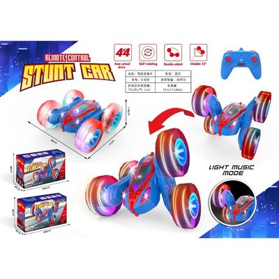 State of Assembly Ready-to-Go High Speed Remote Control Tumbling Stunt Car with Double Side Color Design