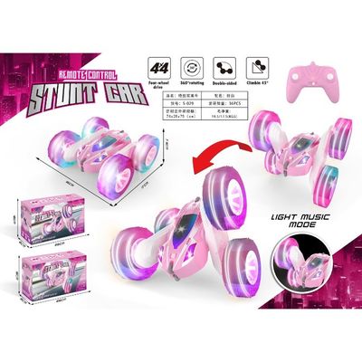 State of Assembly Ready-to-Go High Speed Remote Control Tumbling Stunt Car with Double Side Color Design