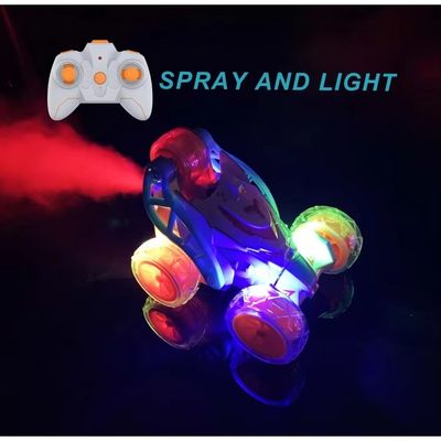 Expert Remote Control Stunt Car 360 Degree Rotation Car With Light Music Spray Toys For Kids Playing Time 18 Mins