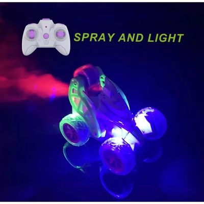 Expert Remote Control Stunt Car 360 Degree Rotation Car With Light Music Spray Toys For Kids Playing Time 18 Mins