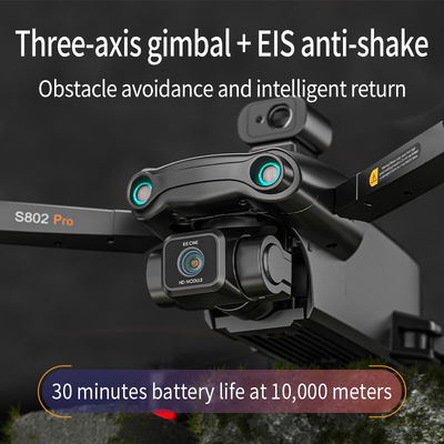 S808 Drone 360 Obstacle Avoidance Brushless Three-axis Eis Anti-shaking Ptz 8k Ultra-clear Aerial Photography Gps Rc Aircraft