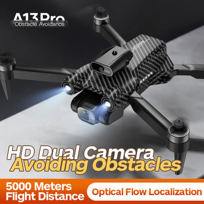 A13 Mini Drone 4k Dual Camera Obstacle Avoidance Optical Flow Foldable Wifi Brushless Motor Dron Quadcopter Toy Foldable