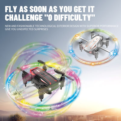 Led Stunt Rc Drone Colorful Light Rotation Uav Quadrocopter Remote Control Distance of About 100m Perfect Gift for Kids