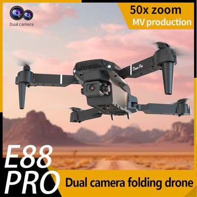 Professional Portable Drone E88 Pro with Dual Camera 4k 8k Wifi Fpv Quadcopter 3.7V 1800mAH Lithium Battery Capacity