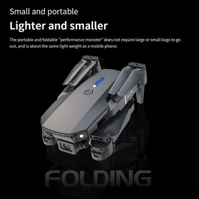 Professional Portable Drone E88 Pro with Dual Camera 4k 8k Wifi Fpv Quadcopter 3.7V 1800mAH Lithium Battery Capacity