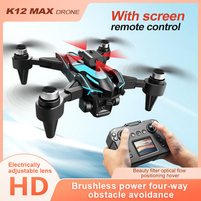 Beginner Drones K12 Brushless Drone Electric 3 Cameras 4k Drone Infrared Obstacle Avoidance Drones Optical Flow Quadcopter Toys For Adult