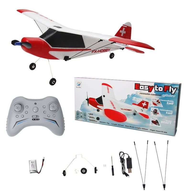 Fx Hobby Fx9603 6 Axis Gyro Epp Rtf Brushless Aerobatic Long Distance Radio Control Trainer Rc Aircraft Model For Adults Boys