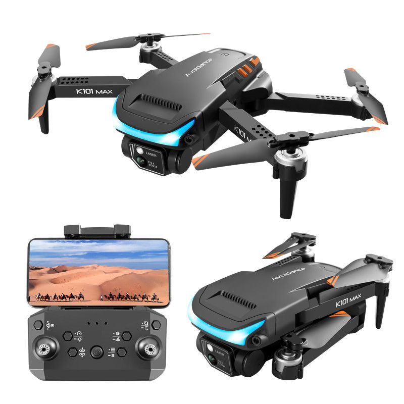 Plastic Black Gray K101 Max Drone 4k Camera Optical Flow Obstacle Avoidance Drone With HD Camera