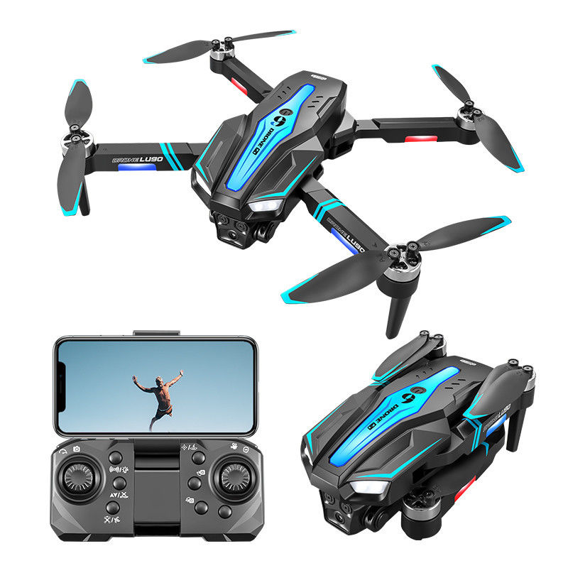 Beginner Drones Three-axis Flow Positioning Brushless Mini Foldable Drone with Infrared Obstacle Avoidance and 4k Camera