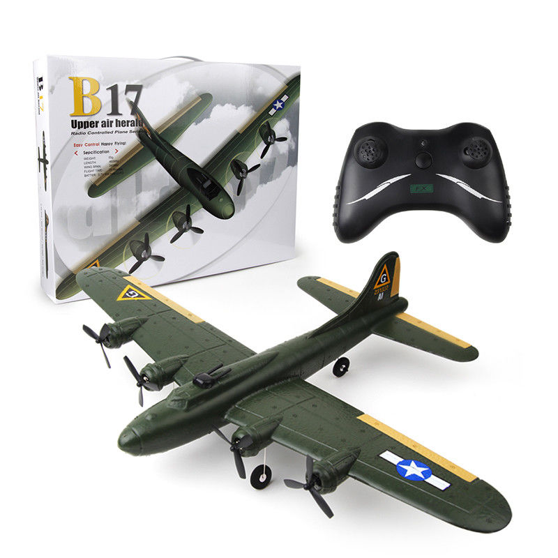 Experience the Thrill of Flying with Fx817 Remote Control Foam Aircraft Fixed Wing Model Glider B17 Bomber Toy Aircraft