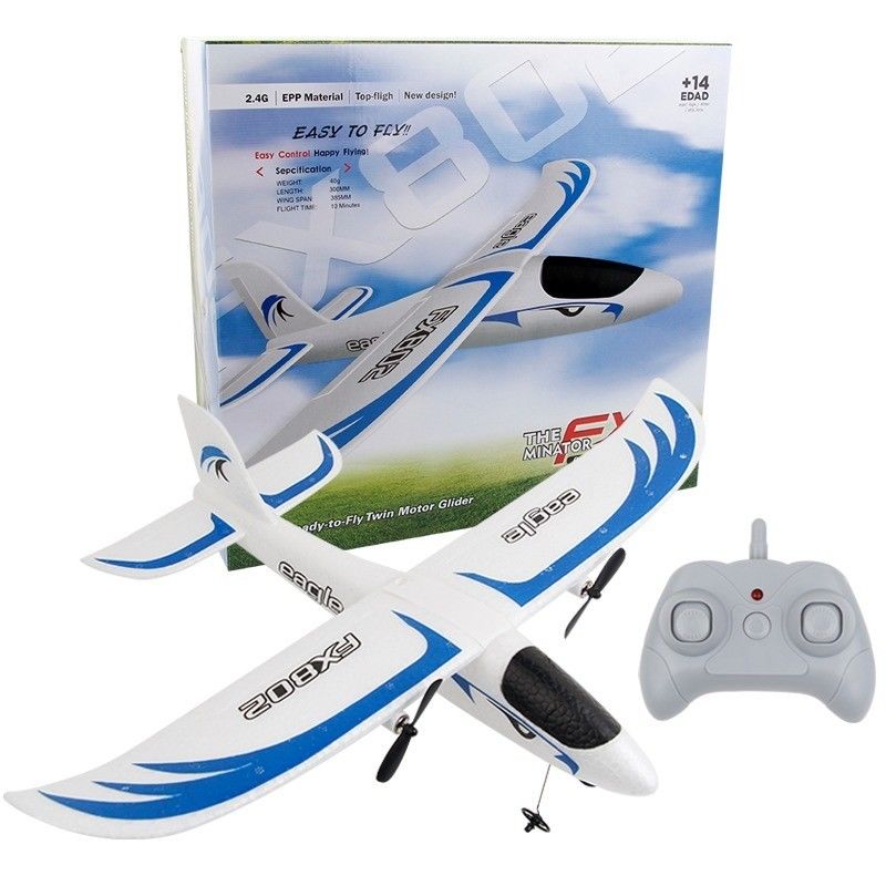 Super Glider Fx802 2.4g 2ch Epp Foam Remote Controlled Glider Model Ready-to-Go for Intermediate Operator Skill Level